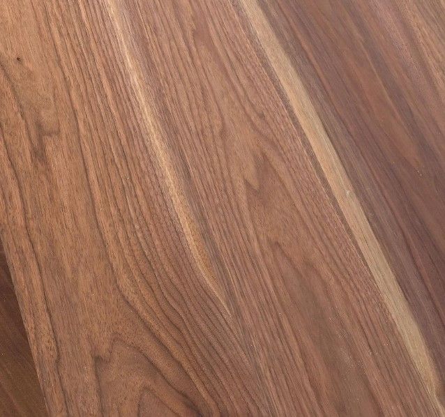 Country View Woodworking Customizable Vail Live Edge Sap Walnut Top Dining Table with Black Powder Base-3