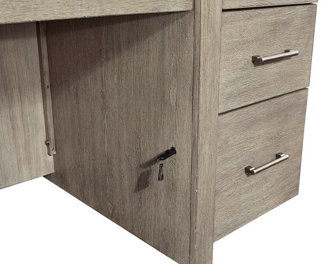 Aspenhome® Platinum Grey 66" Executive Desk-3