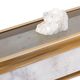 A & B Home Gold/White Marble Accent Box-5