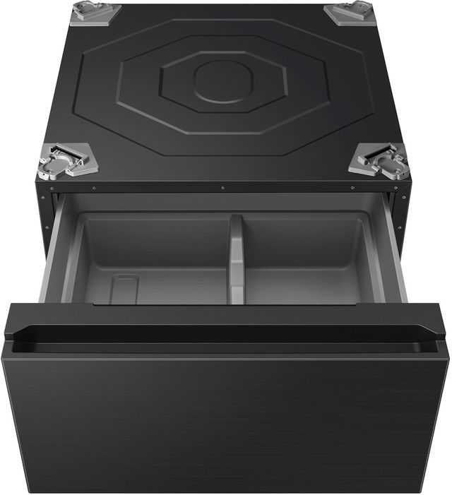 Samsung Bespoke AI Laundry Combo™ 27" W x 15" H Brushed Black Laundry Pedestal with Storage Drawer-1