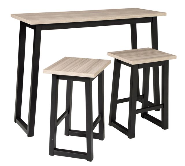 Signature Design by Ashley® Waylowe 3-Piece Two-tone Counter Height Dining Table Set-1