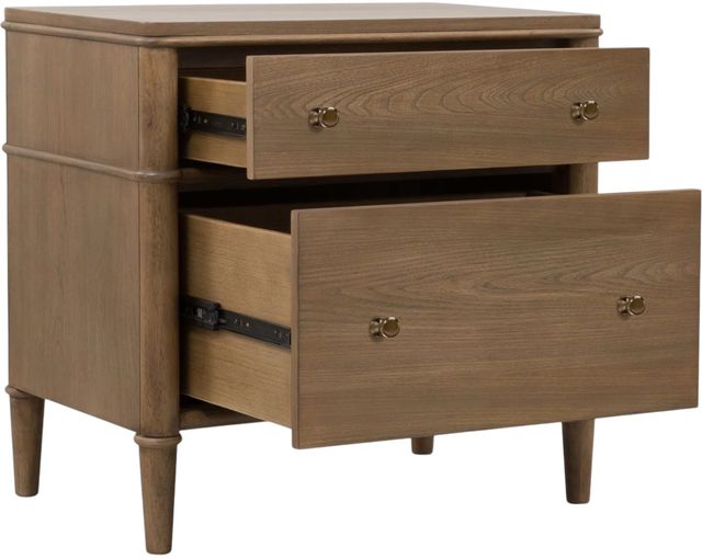Modus Furniture Whitmore Claystone 2-Drawer Nightstand-2
