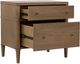Modus Furniture Whitmore Claystone 2-Drawer Nightstand-2