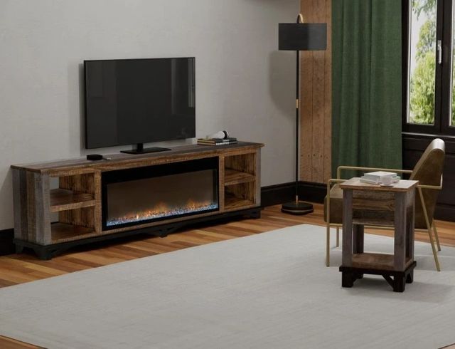 International Furniture Direct Loft Brown Brown TV Stand-1