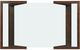 Elements International Kieran 2-Piece Espresso Occasional Table Set-3