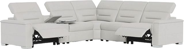 Palliser® Furniture Customizable Keoni 6-Piece Power Reclining Sectional with Console-1