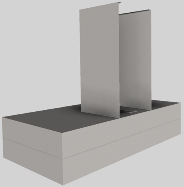 Vent-A-Hood® 42" Stainless Steel Contemporary Wall Mounted Range Hood-4