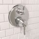 Hansgrohe Ecostat Classic Chrome Round Thermostatic Trim with Volume Control-1