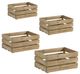 A & B Home 4-Piece Beige Planter Set-0