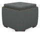 La-Z-Boy® Leo Grey Ottoman-1
