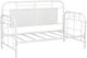 Liberty Furniture Vintage Antique White Twin Metal Day Bed with Trundle-0