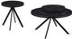 Coaster® Briggs 2-Piece Marble Printed Glass Top Occasional Table with Black Base Set-0