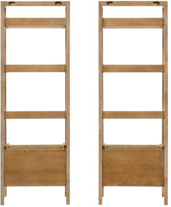 Coaster® Fabian 2-Piece Light Brown Bookshelf with Drawer Set-4