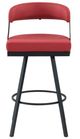 Homelegance® Crowley Red Pub Swivel Chair-2