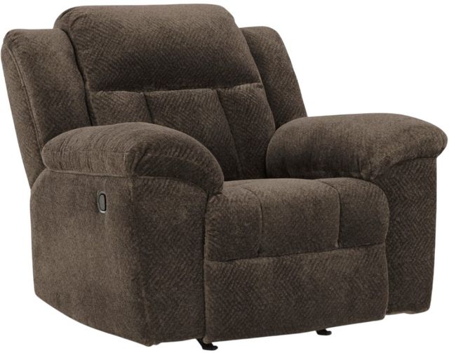 Signature Design by Ashley® Frohn Chocolate Manual Rocker Recliner-0