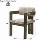 ACME Furniture Destin Light Gray/Walnut Upholstered Dining Side Chair-2