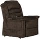 Catnapper® Soother Chocolate Power Lift Full Lay Out Chaise Recliner with Heat and Massage-0