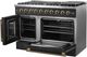 FORNO® Galiano Series Alta Qualita 48" Black Pro Style Gas Range-5