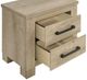 Coaster® Oakglen Weathered Oak Nightstand Bedside Table-4