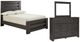Signature Design by Ashley® Brinxton 3-Piece Charcoal Full Panel Bed Set-0