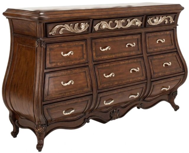 Michael Amini® Platine De Royale Light Espresso Dresser-0