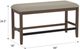 Emerald Home Seneca Beige/Walnut Brown Gathering Height Bench-2