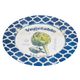 A & B Home Abington 4-Piece Navy Plate Set-0
