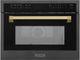 ZLINE Autograph Edition 1.6 Cu. Ft. Black Stainless Steel Electric Speed Oven-0