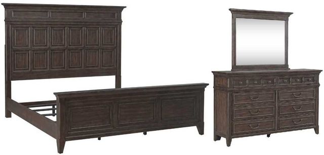 Liberty Furniture Paradise Valley 3-Piece Saddle Brown King Bedroom Set-0