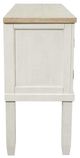 Benchcraft® Shaybrock Antique White/Brown Dining Server-3