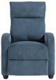 Homelegance® Parsons Midnight Blue Manual Push Back Recliner-2