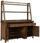 Liberty Furniture Carolina Park Amber Brown Server and Hutch-5