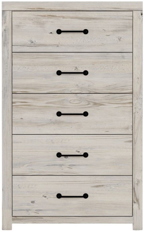 Perdue Woodworks 66,000 Essential White 32" 5-Drawer Chest-1