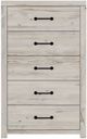 Perdue Woodworks 66,000 Essential White 32" 5-Drawer Chest-1