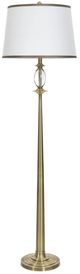 Stylecraft Antique Brass Floor Lamp-0