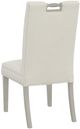 Fairfield® Customizable Pull Tall Back 38" Dining Chair with Sheer Dove Legs-3