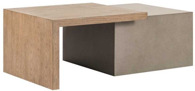 Liberty Furniture Corso Natural Cocktail Table with Concrete Base-0