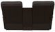 La-Z-Boy® Mateo Chocolate Leather Power Wall Reclining Loveseat with Console and Headrest-3