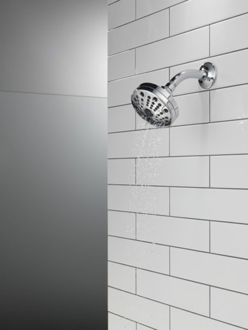 Peerless Universal Showering Components Chrome 5-Setting Shower Head-2