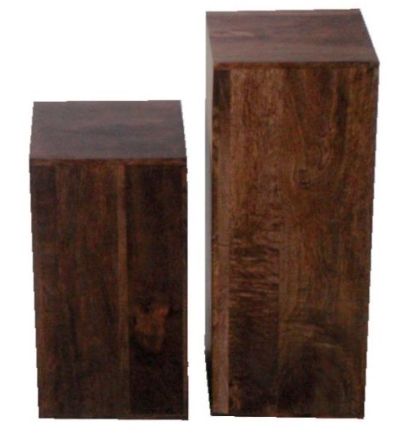 Jaipur Furniture Dakota Range Dark Brown Lamp Table-0