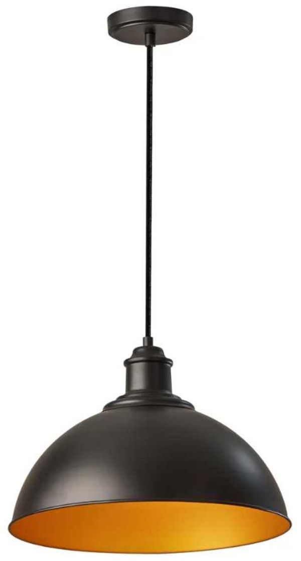 Adesso® Wallace Black Pendant-0