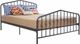 Novogratz Bushwick Gunmetal Gray Queen Metal Bed-1