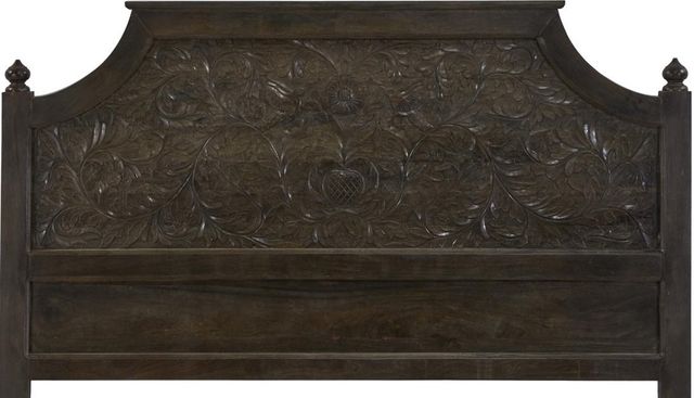 Jaipur Furniture Michel Olive Gray King Panel Bed-1