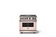 Viking® 7 Series 36" Blush Pro Style Dual Fuel Range with Griddle-3