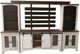 Million Dollar Rustic Village Weathered White Entertainment Center-1