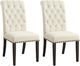 Coaster® Alana 2-Piece Beige/Smokey Black Side Chairs-0