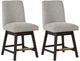 Signature Design by Ashley® Burkhaus Beige/Dark Brown Swivel Bar Stool-4