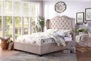 Mazin Furniture Waterlyn Beige Queen Bed-2