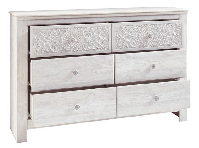Signature Design by Ashley® Paxberry Whitewash 40" Dresser-2