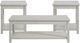 Elements International Eleanor 3-Piece White Occasional Set-0
